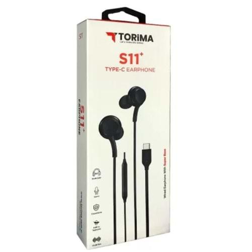 Torima S11+ Type-C Girişli Mikrofonlu Kulaklık Tak Çalıştır