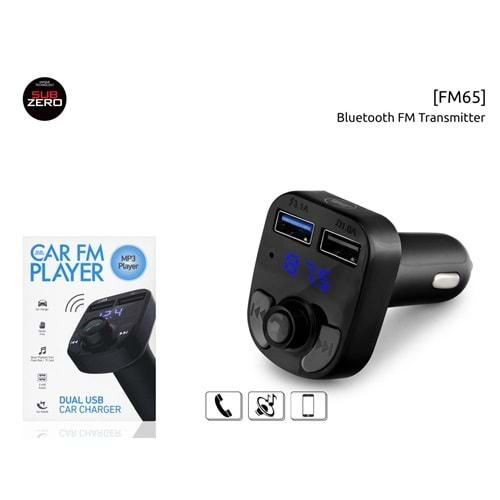 Subzero Bluetooth/USB FM Transmitter FM65