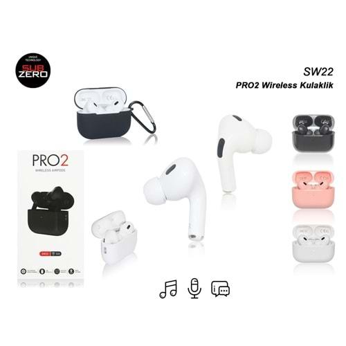 Subzero SW22 PRO2 Bluetooth Kulaklık - Siyah