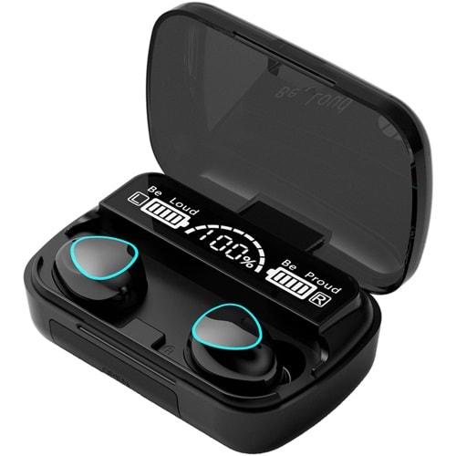 Torima M10 Earbuds Kulak İçi Tws Bluetooth Kulaklık Led Göstergeli Powerbankli Wireless V5.3