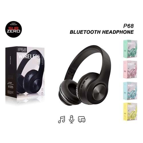 Subzero P68 Bluetooth Stereo Kulaklık - Siyah