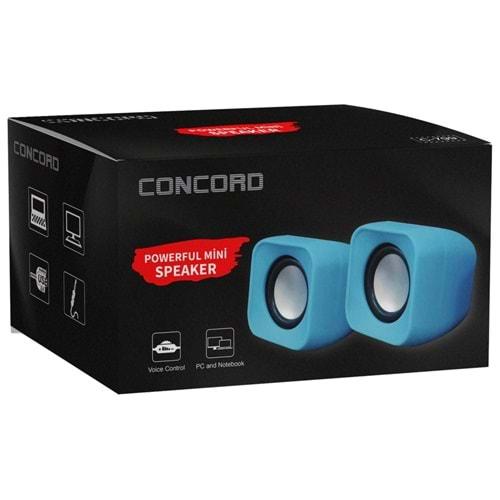 Concord C-799 1+1 USB 2.0 Mini Hoparlör