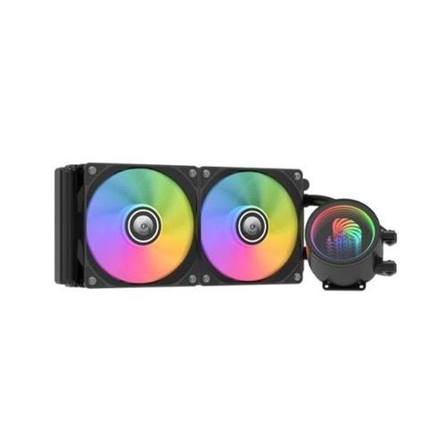 Versatile ICE DEMON-240 RGB 2 Fanlı 240MM(Siyah) Sıvı Soğutma Sistemi INTEL & AMD Uyumlu