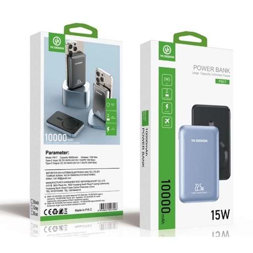 Yk Design P917 10.000 mAh 15W Magsafeli Powerbank