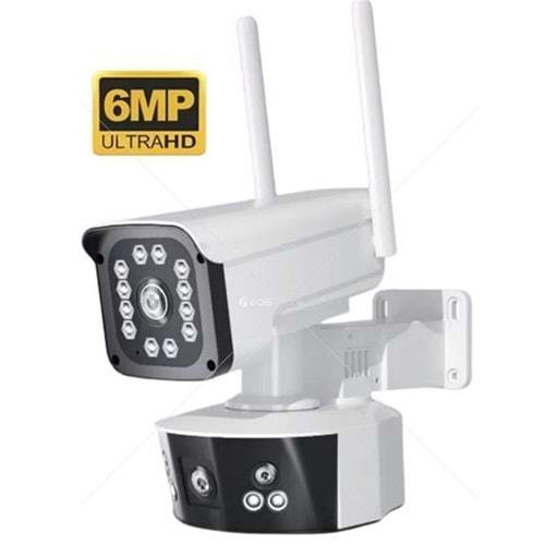 O-KAM-3032 6MP Dual Lens WIFI PTZ Camera