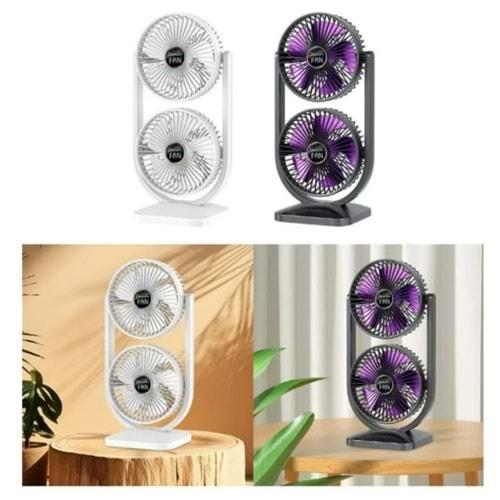 S30 2'si1 Arada Çift Başlı Fan İç ve Dış Mekan için İdeal Ayrı Yukarı Aşağı Kontrol