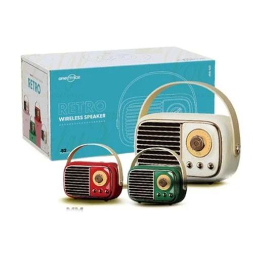 GTS-1959 Bluetooth-FM Şarjlı Mini Nostaljik Radyo