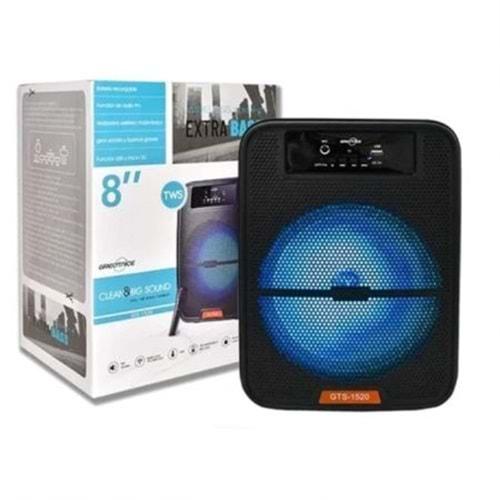GTS-1520 RGB Mikrofonlu Ledli Bluetooth Speaker Usb-Tf-Fm