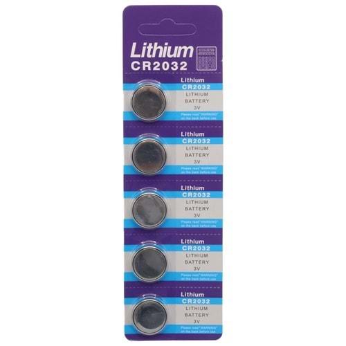 PowerMaster PM-9534 CR2032 3 Volt Lityum Para Pil (5'LI Blister Paket)