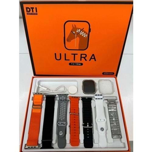 Newpro DT1Ultra 7 Tam Ekran Bt Çağrı Özellikli Akıllı Saat 7kordon+kılıf