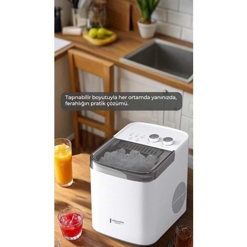 Venandin Freeze mini Portatif Taşınabilir Hızlı Buz Yapma Makinası