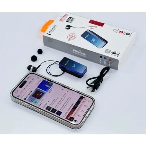 Venandin Luxora LX70 Makaralı Titreşimli Dijital Bluetooth Kulaklık