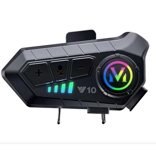 Katjmer Y10 Intercom Bluetooth Motorsiklet Kask Kulaklığı İnterkom