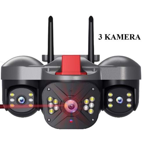 Apronx APX-WP332 6Mp 2.8mm-3.6mm22 Led Wifi PTZ(3kameralı)