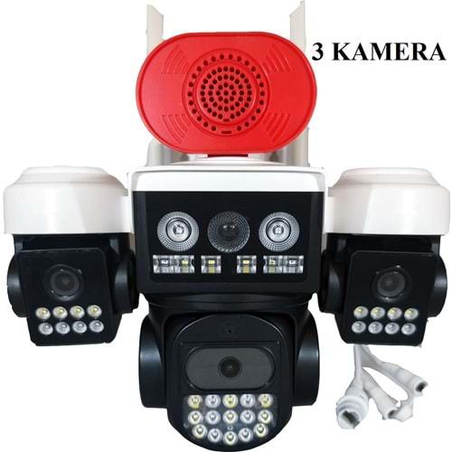 Apronx APX-WP233 6Mp 3.6mm 2*2.8mm 39 Led Wifi PTZ(3Kameralı)