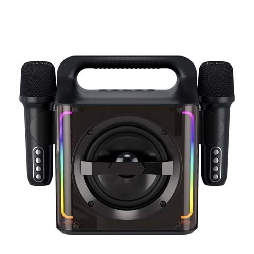 Venandin Stormax Bluetooth Çift Mikrofonlu RGB Işıklı Yükses Ses Müzk Kutusu